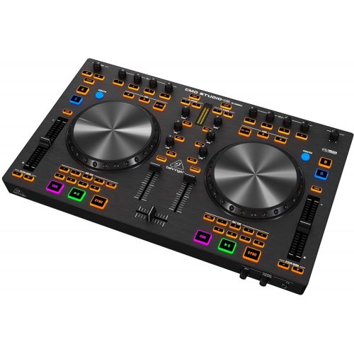  Behringer CMD Studio 4a 4-Deck DJ MIDI Controller with 4-Channel Audio Interface