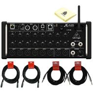 Behringer X Air XR18 18-Channel, 12-Bus Digital Mixer for iPadAndroid Tablets with 16 Programmable MIDAS Preamps, Integrated Wifi Module and Multi-Channel USB Audio Interface Pack