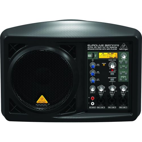 Behringer BEHRINGER B207MP3 Active 150-Watt 6.5 PaMonitor Speaker System with Mp3 Player Black