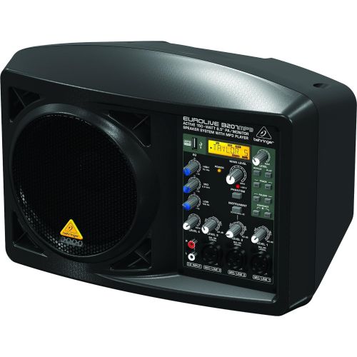  Behringer BEHRINGER B207MP3 Active 150-Watt 6.5 PaMonitor Speaker System with Mp3 Player Black