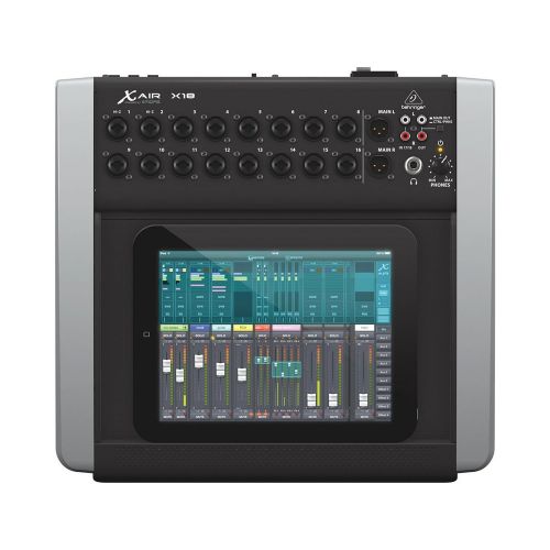  Behringer X AIR X18 18-Channel, 12-Bus Digital Mixer for iPadAndroid Tablets with 2 Microphone Cable