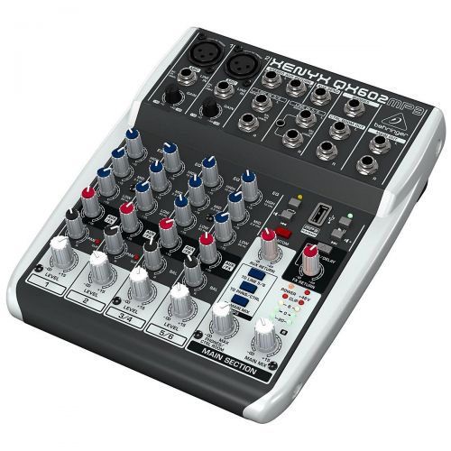  Behringer XENYX QX602MP3 6-Channel Mixer with MP3 Player