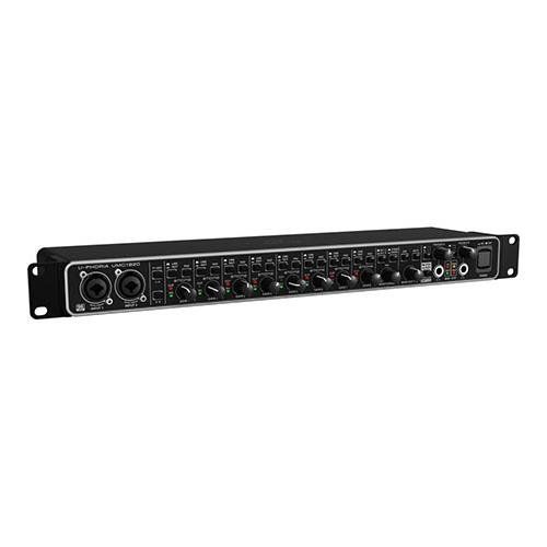  Behringer U-Phoria UMC1820 Audiophile 18x20, 24-Bit96 kHz USB AudioMIDI Interface with Midas Mic Preamplifiers - with 2 Pack 15 8mm XLR Microphone Cable