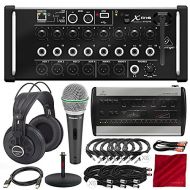 Behringer - Photo Savings Behringer X Air XR16 Digital Mixer with Wi-Fi and USB Recorder with Behringer Powerplay 16-Channel Digital Personal Mixer, Samson SR850 Headphones, Samson Microphone and Premium St