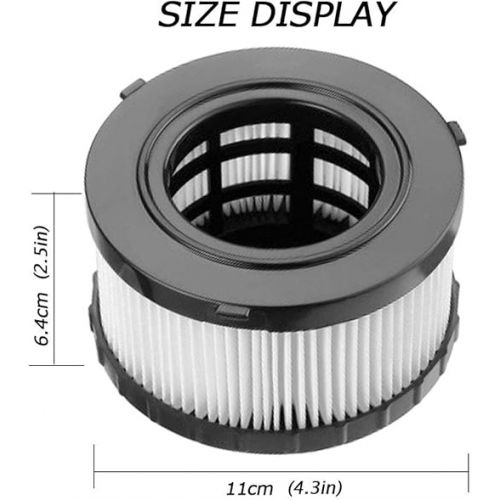  4 Pack HEPA Filter Replacement Compatible with DEWALT Wet Dry Vacuum DC5151H DC515 DCV517 DCV517B-with 2 Cleaning Brushes by Beilan