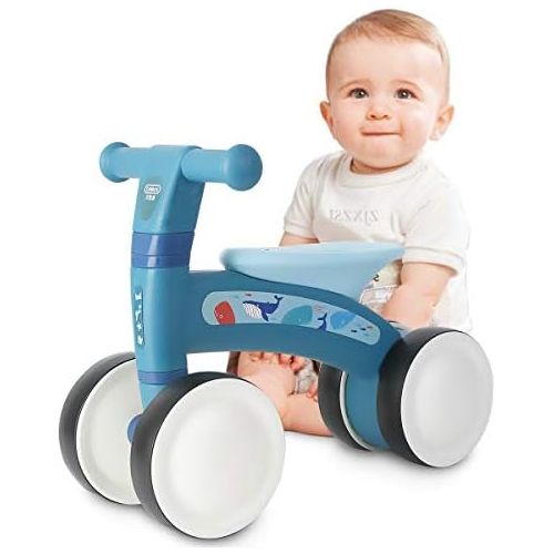  [아마존베스트]Beiens beiens Baby Balance Bikes, Baby Bicycle for 1 Year Old, Toddler Bike Toddler Ride Toys for 9 Months - 24 Months Boys Girls No Pedal 4 Wheels Baby First Birthday Gift Bike