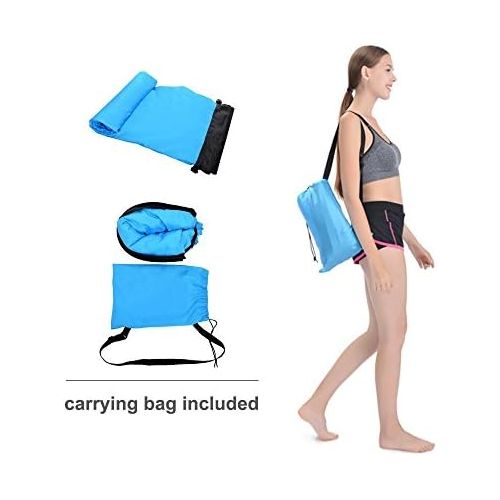  Beiruoyu Inflatable Lounger Air Chair Sofa Bed Sleeping Bag Couch for Beach Camping Lake Garden ¡­