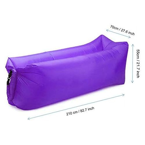  Beiruoyu Inflatable Lounger Air Chair Sofa Bed Sleeping Bag Couch for Beach Camping Lake Garden ¡­