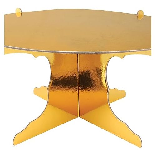  Beistle Golden Metallic Cake Stands