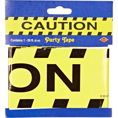  Beistle Caution Party Tape Party Accessory (1 count) (1/Pkg)