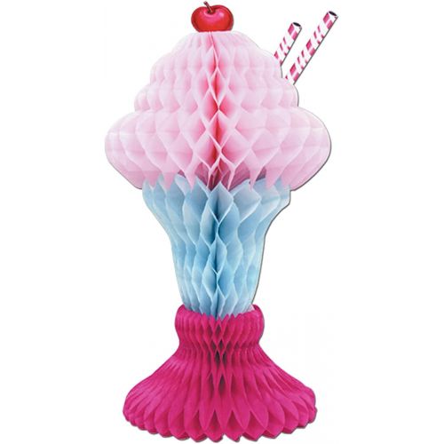  Beistle Tissue Ice Cream Sundae Party Accessory (1 count) (1/Pkg)