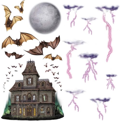  Beistle Haunted House & Night Sky Props Party Accessory (1 count) (16/Pkg)