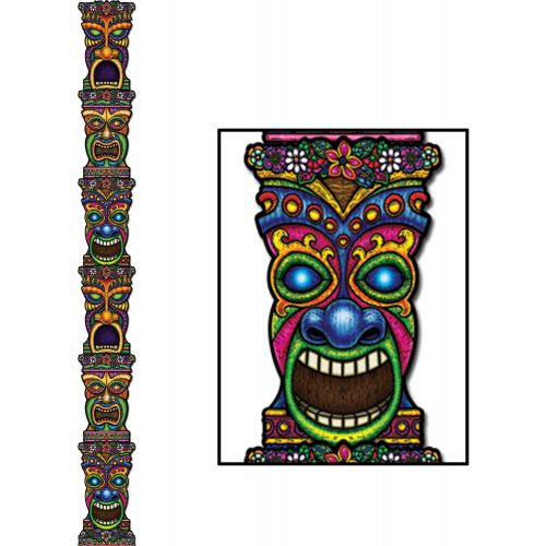  Beistle Jointed Tiki Totem Pole Party Accessory (1 count) (1/Pkg)