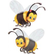 Beistle 57781 2-Pack Bumblebee Cutouts, 17-Inch