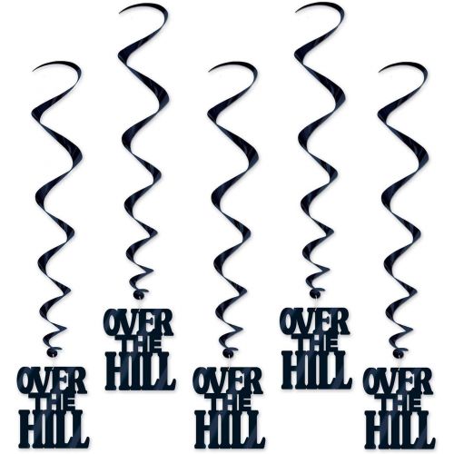  Beistle Over-The-Hill Whirls (5/Pkg)