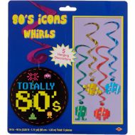 Beistle 80s Whirls (5/Pkg)