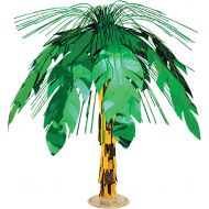 Beistle 50556 Palm Tree Cascade Centerpiece, 18-Inch