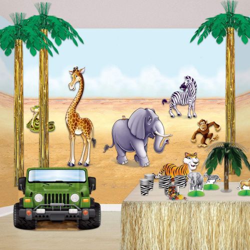  Beistle Jungle Animal Props Party Accessory (1 count) (6/Pkg)