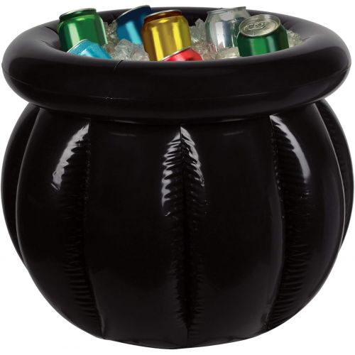  할로윈 용품Beistle Novelty Inflatable Cauldron Drink Cooler Happy Halloween Party Beverage Holder, 22” x 18”