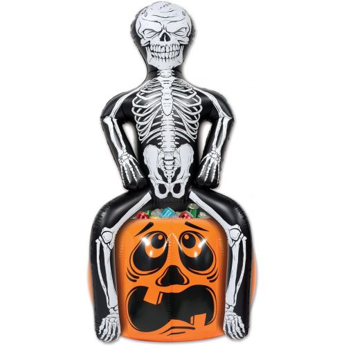  할로윈 용품Beistle Inflatable Skeleton Party Pooper Cooler, 25.5 x 3 11.5