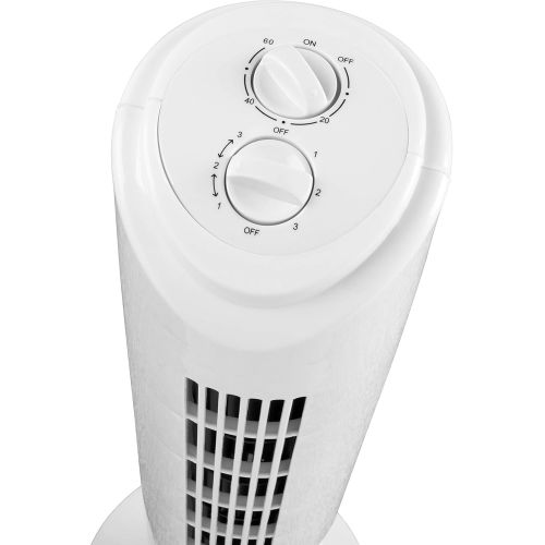  [아마존베스트]Beldray EH3230VDE 32 Zoll Turmventilator mit europaischem Stecker | Eingebauter Timer | 3 Geschwindigkeitseinstellungen | Oszillationsfunktion | Weiss