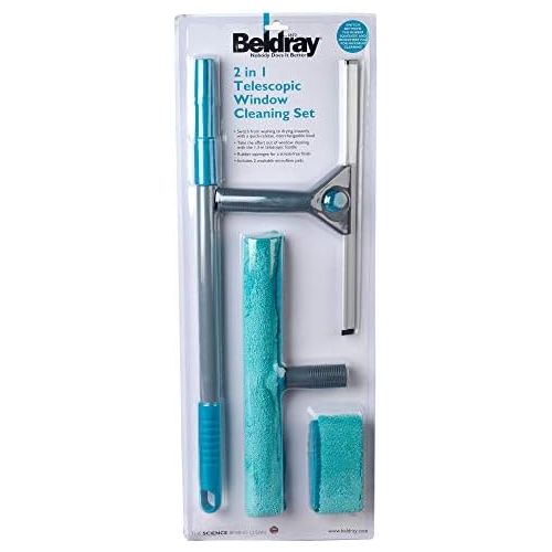  [아마존베스트]Beldray LA028693TQ 5-Piece Large Window Cleaning Set, Turquoise