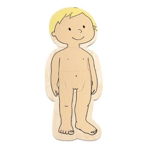 Beleduc Hape Your Body 5-Layer Wooden Puzzle Girl