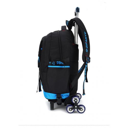  Belify Meetbelify Kids Rolling Backpacks Luggage Six Wheels Unisex Trolley School Bags White