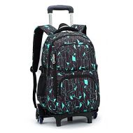 Belify Meetbelify Kids Rolling Backpacks Luggage Six Wheels Unisex Trolley School Bags