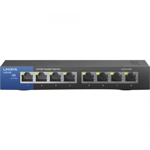 벨킨 Belkin Linksys LGS108 8-Port Business Desktop Gigabit Switch