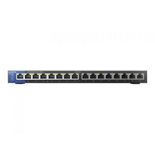 벨킨 Belkin Linksys LGS116P 16-Port Business Desktop Gigabit PoE+ Switch