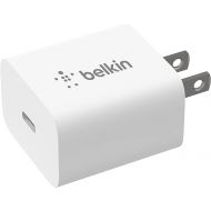 Belkin 20W Wall Charger, USB-C Charger Block, Fast Charging Block for iPhone 15, 15 Plus, 15 Pro, 15 Pro Max, 14, 14 Pro, 14 Pro Max, 13, 13 Pro, 13 Pro Max, Galaxy S23, iPad, AirPods & More - 1-Pack