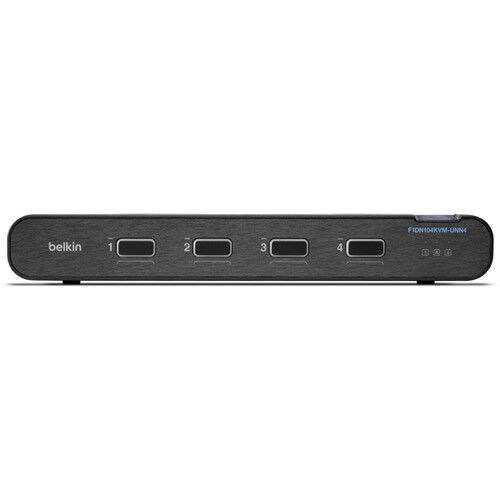 벨킨 Belkin Universal 2nd Gen Secure KVM Switch, 4-Port Single Head No CAC