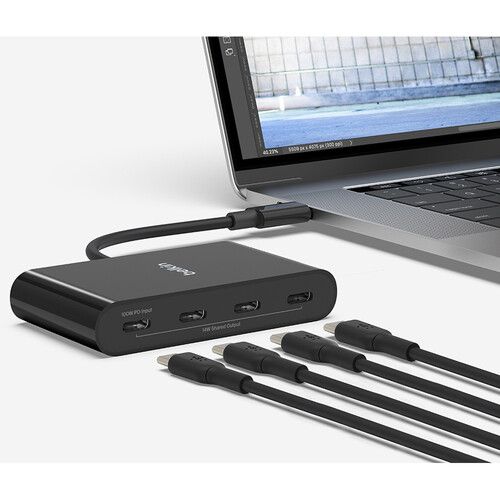 벨킨 Belkin 4-Port USB-C Hub