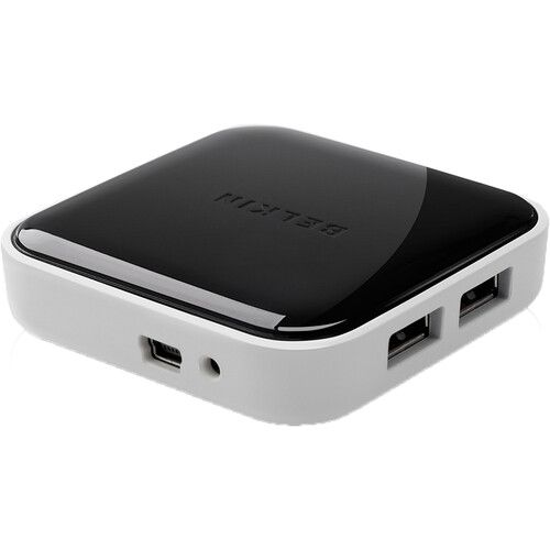 벨킨 Belkin USB-A 2.0 Powered Desktop Hub (Gray)