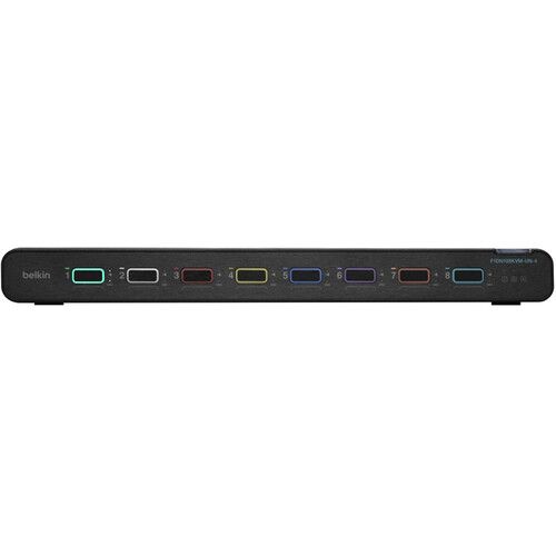 벨킨 Belkin 8-Port Single Head DisplayPort/HDMI Secure Desktop KVM Switch