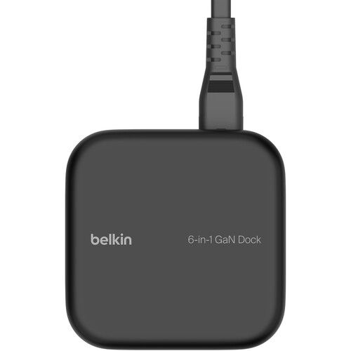 벨킨 Belkin Connect USB-C 6-in-1 Core GaN Dock (Black)