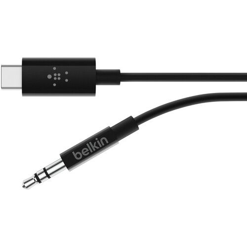 벨킨 Belkin USB-C to 3.5mm Audio Cable (3', Black)