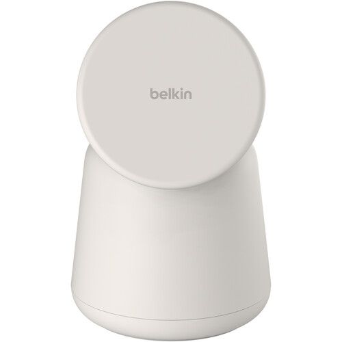 벨킨 Belkin BoostCharge Pro 2-in-1 Wireless Charging Dock with 15W MagSafe (Sand)