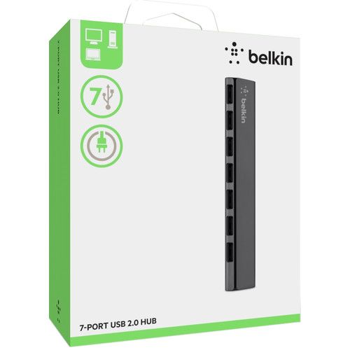 벨킨 Belkin F4U041TT 7-Port Ultra-Slim Desktop USB Hub