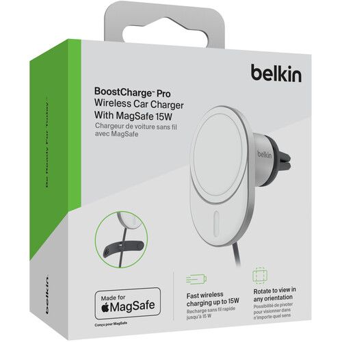 벨킨 Belkin BoostCharge Pro Wireless MagSafe Car Vent Charging Mount