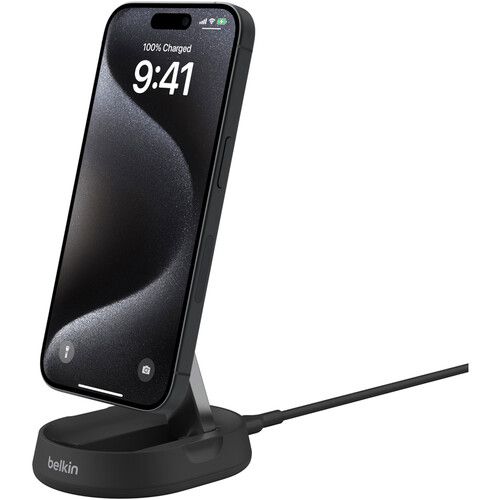 벨킨 Belkin BoostCharge Pro Convertible Magnetic Wireless Charging Stand with Qi2 (Black)