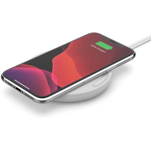 벨킨 Belkin BOOST CHARGE 15W Wireless Charging Pad with 24W QC 3.0 Charger (White)