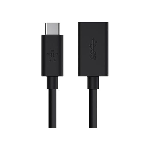 벨킨 Belkin 3.0 USB C to USB Adapter - USB C Charger - USB C Cable - USB-C to USB adapter - USB Type-C Cable Compatible With iPad Pro, iPad Air, MacBook Pro, MacBook Air, Chromebook Pixel & More