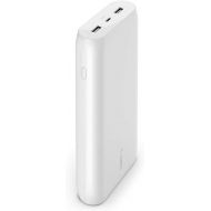 Belkin BoostCharge 20k mAh Power Bank, Portable USB-C Charger, Phone Charger Battery Pack for iPhone 14, iPhone 13, iPhone 12 w/ USB-C Cable Included - White