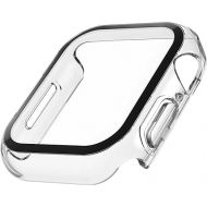 Belkin ScreenForce Apple Watch Case - Bumper Case & Tempered Glass Screen Protector for 40mm & 41mm Apple Watch Series 9, 8, 7, 6, 5, 4, & Apple Watch SE - Apple Watch Accessories - Apple Case - Clear