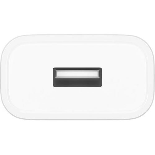 벨킨 Belkin Quick Charge Charger (Qualcomm Quick Charge 3.0 Charger, USB Charger for Quick Charge Devices, Note9, S9, S8, S7, S6, More) USB Wall Charger, White, WCA001dqWH