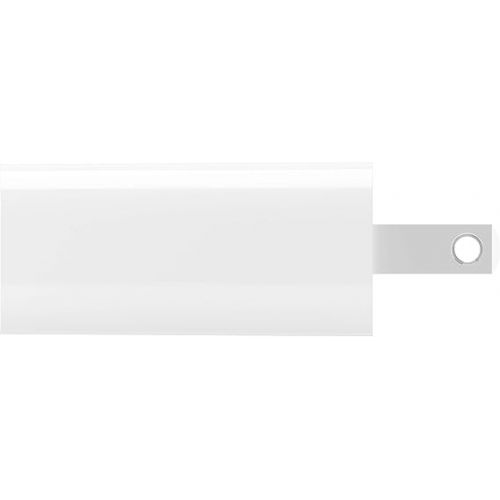 벨킨 Belkin Quick Charge Charger (Qualcomm Quick Charge 3.0 Charger, USB Charger for Quick Charge Devices, Note9, S9, S8, S7, S6, More) USB Wall Charger, White, WCA001dqWH