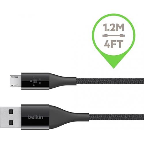 벨킨 Belkin MIXIT DuraTek Micro-USB to USB Cable, 4 Feet (Black)