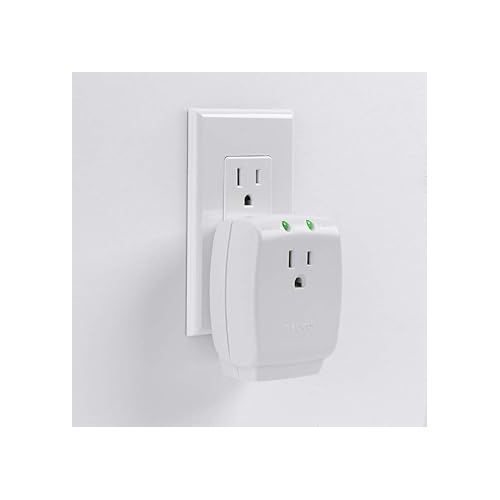 벨킨 Belkin 1-Outlet SurgeCube Portable Wall Tap with Ground & Protected Light Indicators - For Home, Office, Travel